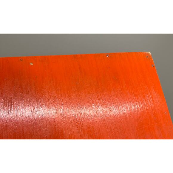 Scandinavian Folk Art - Hand-Painted Wooden Tray, Dala Orange Floral Rosemaling - Picture 4 of 6